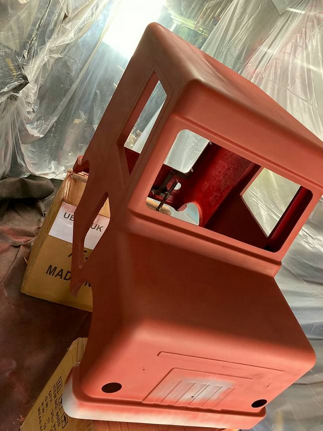 Prankster Businessman Drives Around Hometown In Miniature Replica Of Postman Pat's Van
