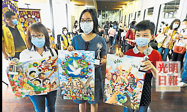 161学生参与狮子会海报赛 商务司徒颖儿夺冠