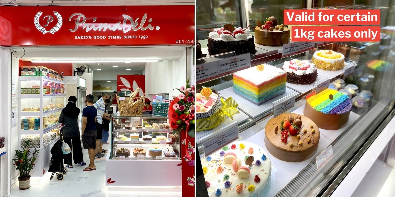 Primadeli has whole cakes for $28 till 25 oct, great for birthdays & anniversaries