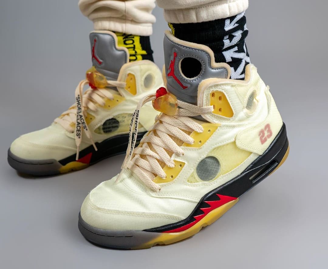 'Sail' Off-White x Air Jordan 5s Could Be Dropping Soon