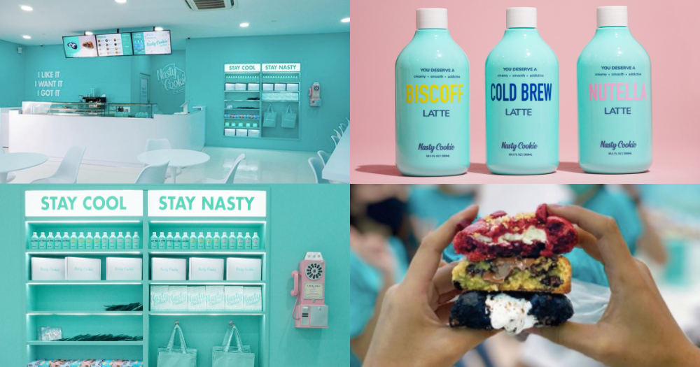 Nasty Cookie opens flagship outlet at Kaki Bukit with Instagram-worthy cafe serving drinks like nutella latte