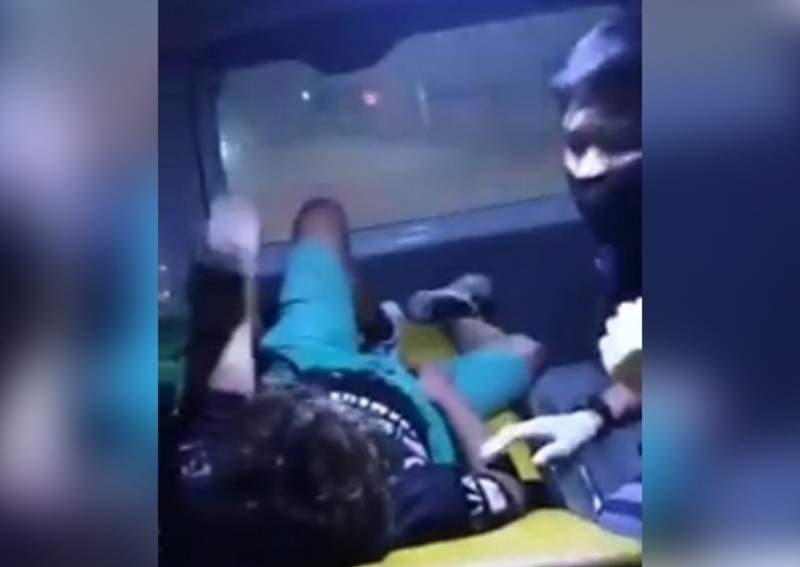 Clip of rescue worker in Thailand consoling accident victim with love song goes viral