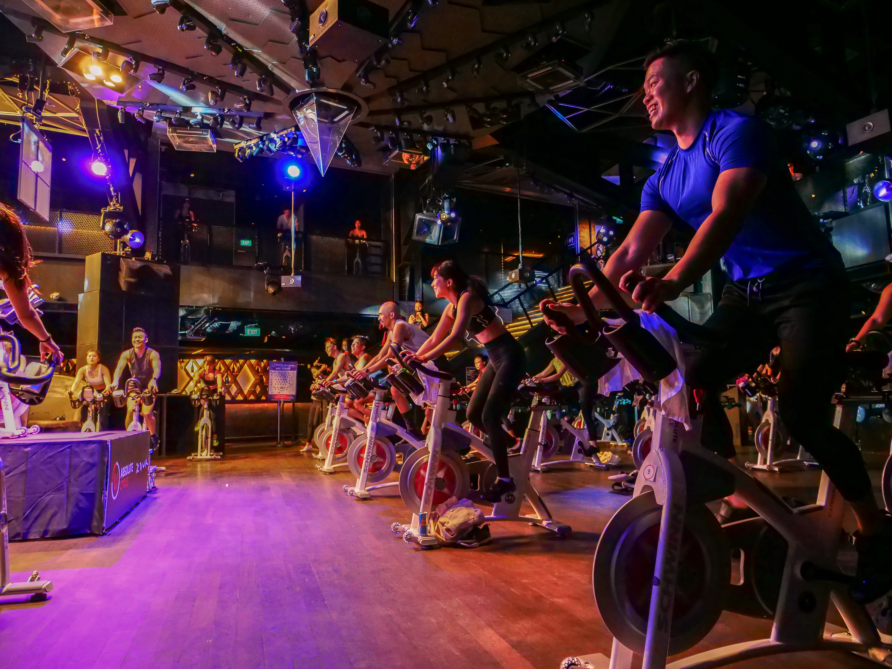 Nightclub Zouk is now a spinning studio by day, and cinema by night