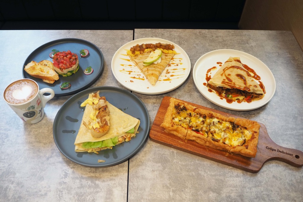 湾仔新开两层高法式可丽饼专门店Crêpe Delicious！即叫即制红茶Crêpe／日本北海道带子Crêpe