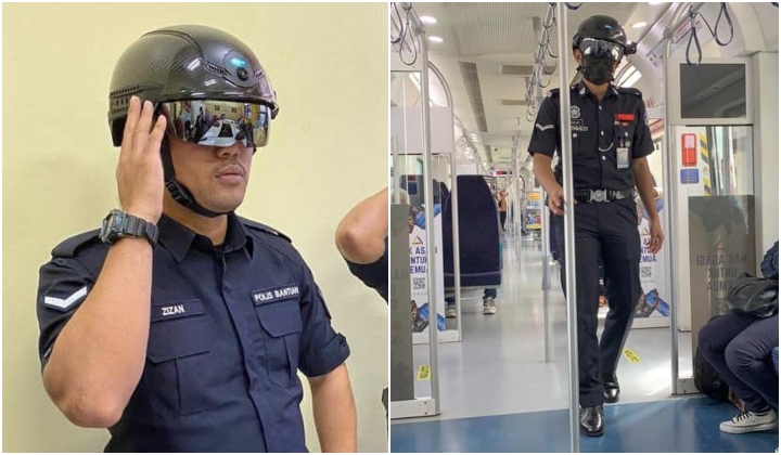 “Robocop” Shows Up At KTM As Auxiliary Police Wear Temperature Scanner Helmets