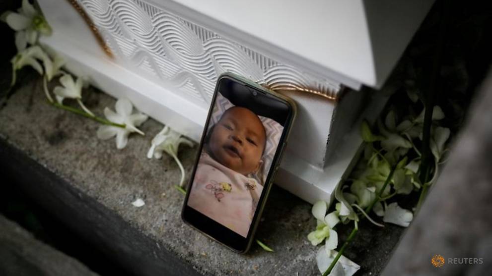 Jailed Philippine activist lays to rest her 3-month-old baby