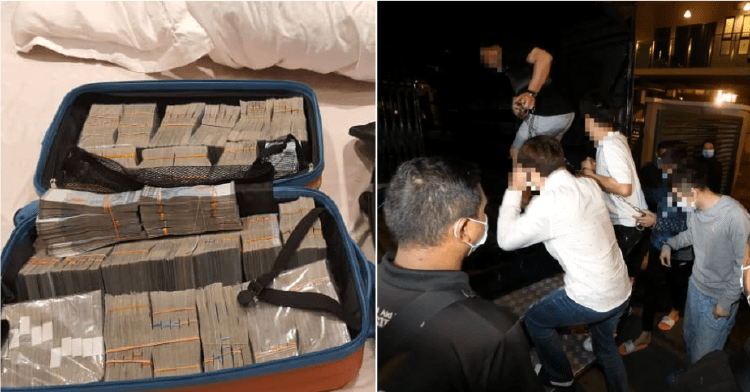 Pdrm Seize An Estimated Rm2 5 Million Cash From A Macau Scam Prostitution Syndicate In Cheras Nestia