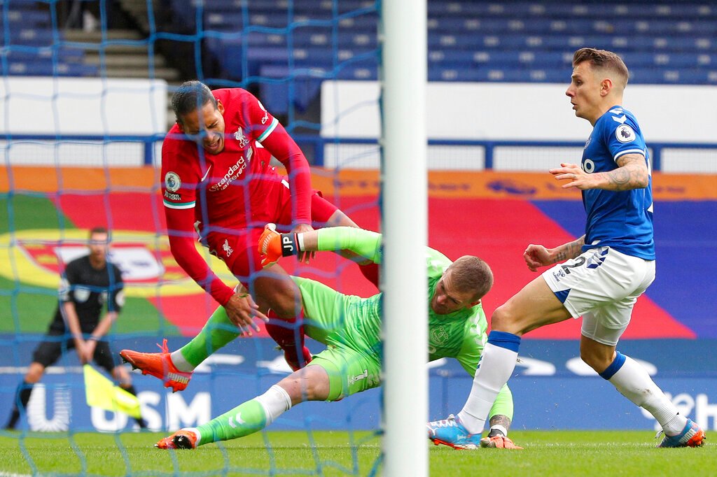 Richarlison, Pickford say sorry to Liverpool duo after heavy tackles