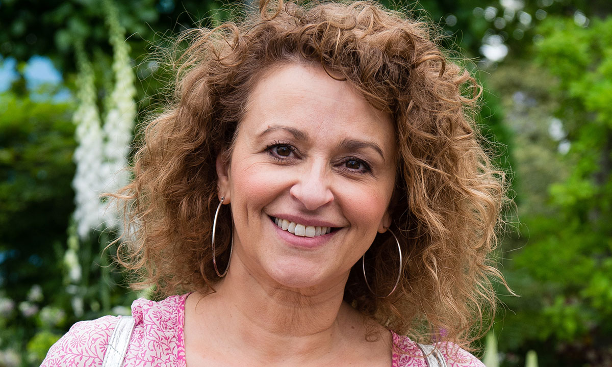 Nadia Sawalha jumps for joy in hilarious new photos with famous dad