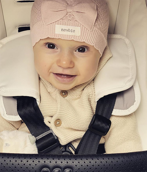James Jordan shares sweetest must-see video of baby Ella out shopping!