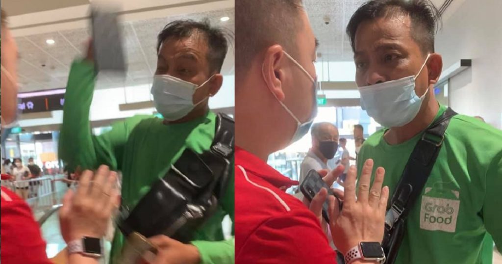 Food delivery rider assaults man & cuts queue to collect food at AMK hub