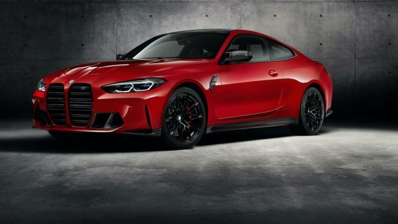 BMW M4 design study wears retro red