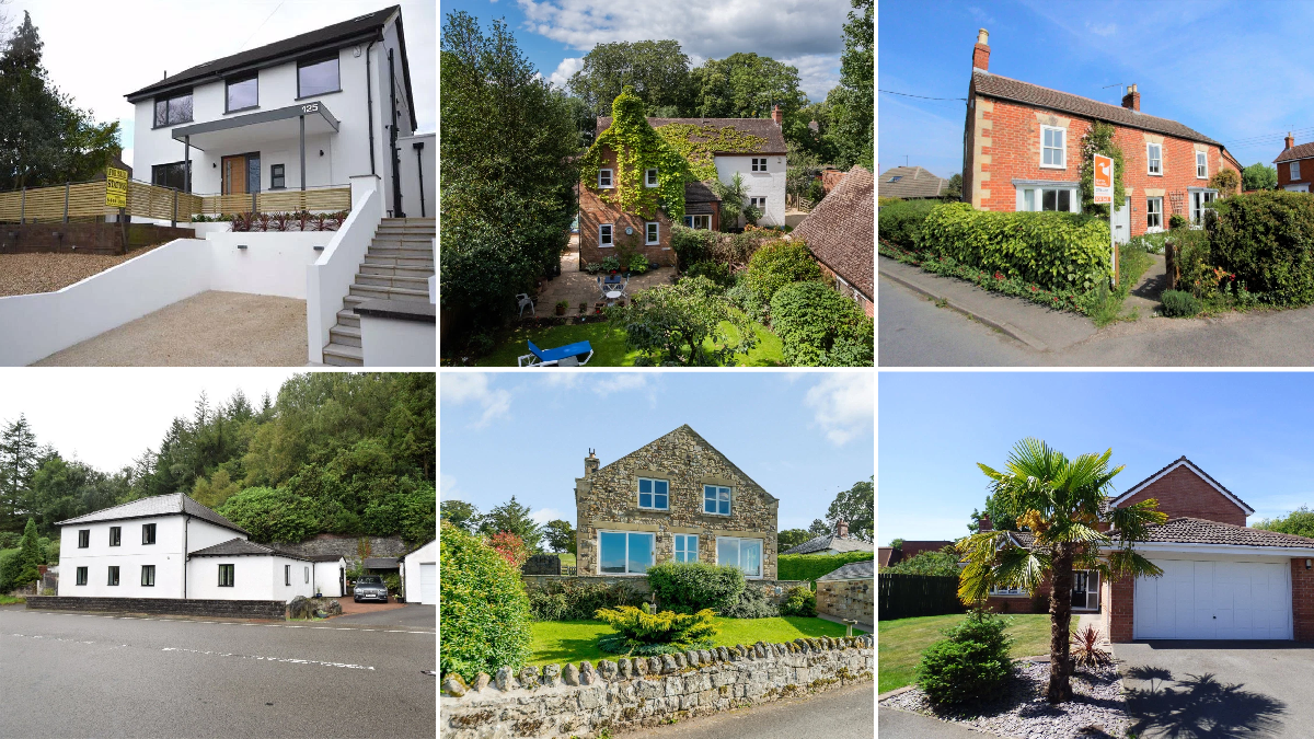 12 houses up for sale around the UK with plenty of space and privacy