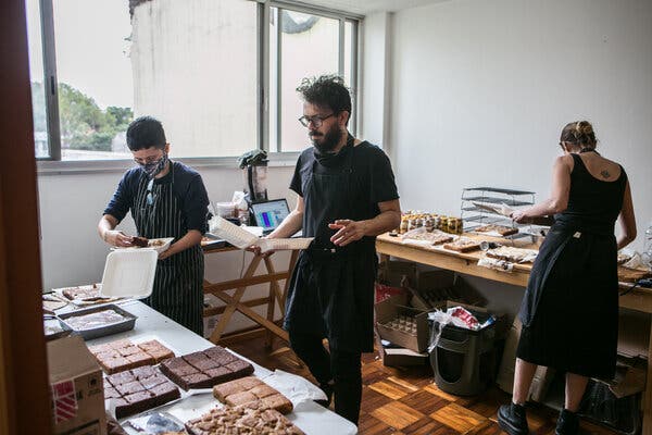 2 Broke Artists Started a Bakery at Home. It’s a Pandemic Hit.