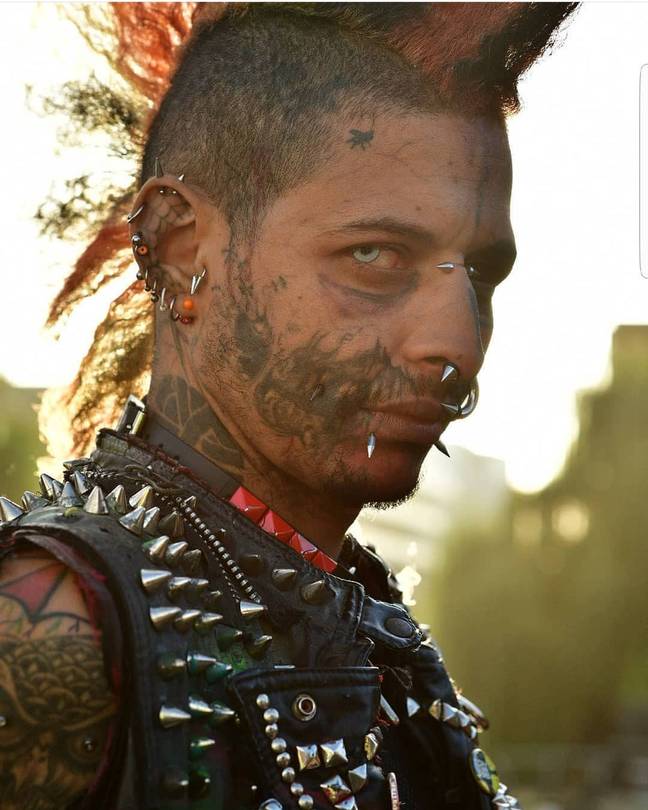 Man Has Spent £11,000 On Body Modifications To Look Like A Zombie