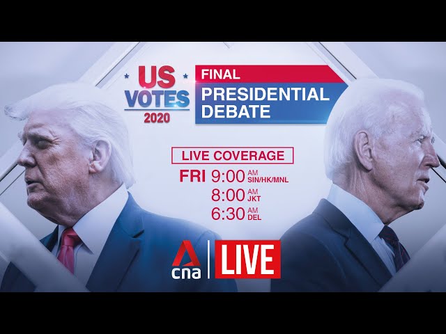 US Election 2020: Final presidential debate between Trump and Biden