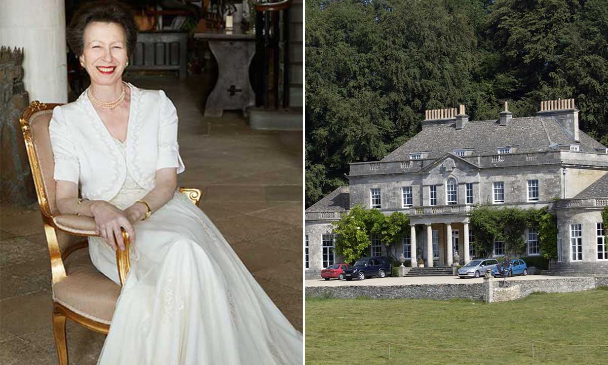 Princess Anne's home was a gift from the Queen - and it's so regal