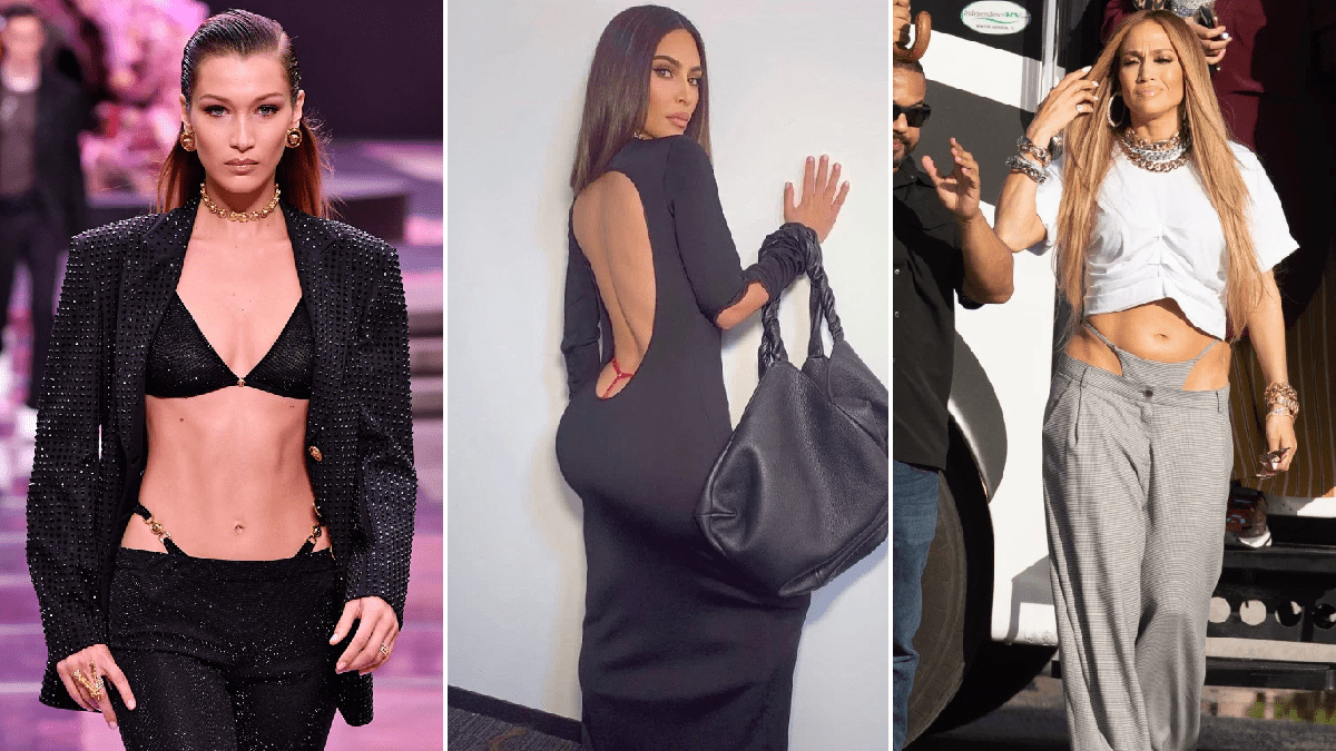 The visible thong trend is back whether we like it or not