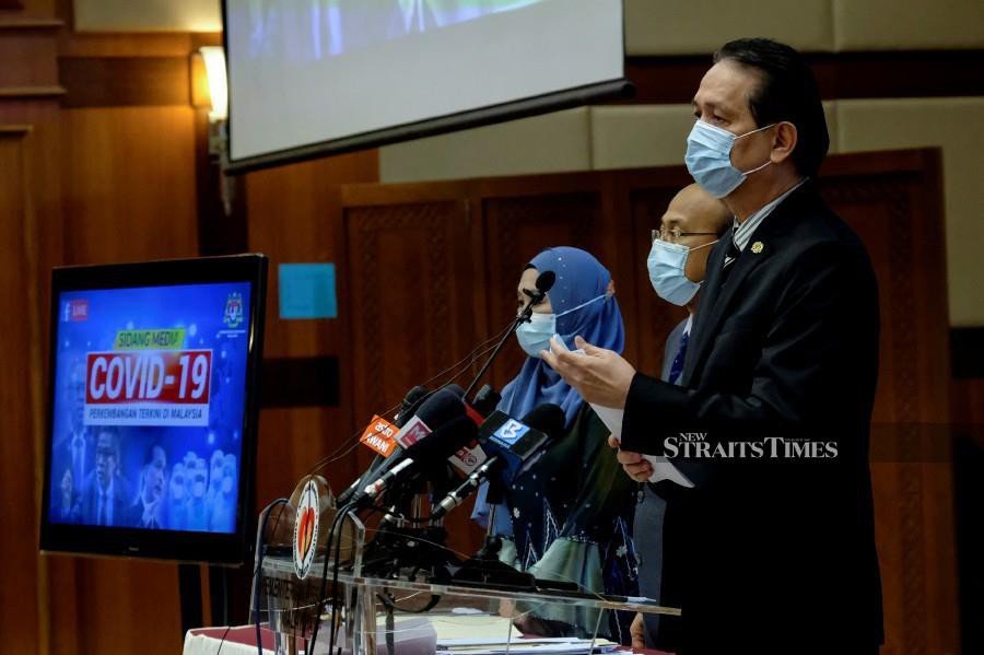 No MoH press conference today, only statement