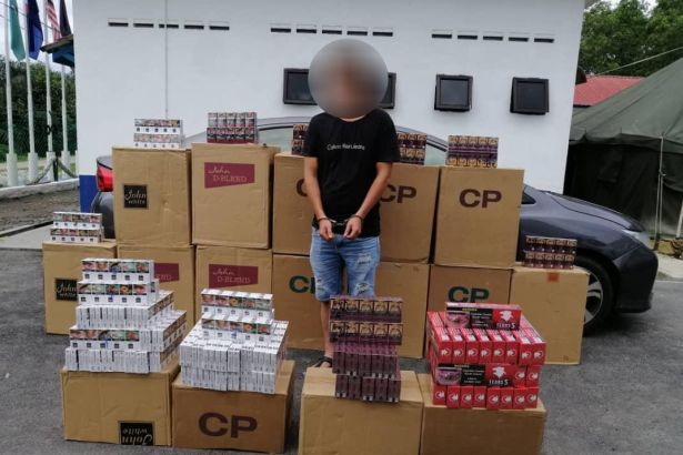 Police Nab Man With Over Rm146k Worth Of Contraband Cigarettes Nestia