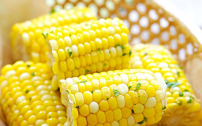 Honey-butter corn – sticky sweet and luscious