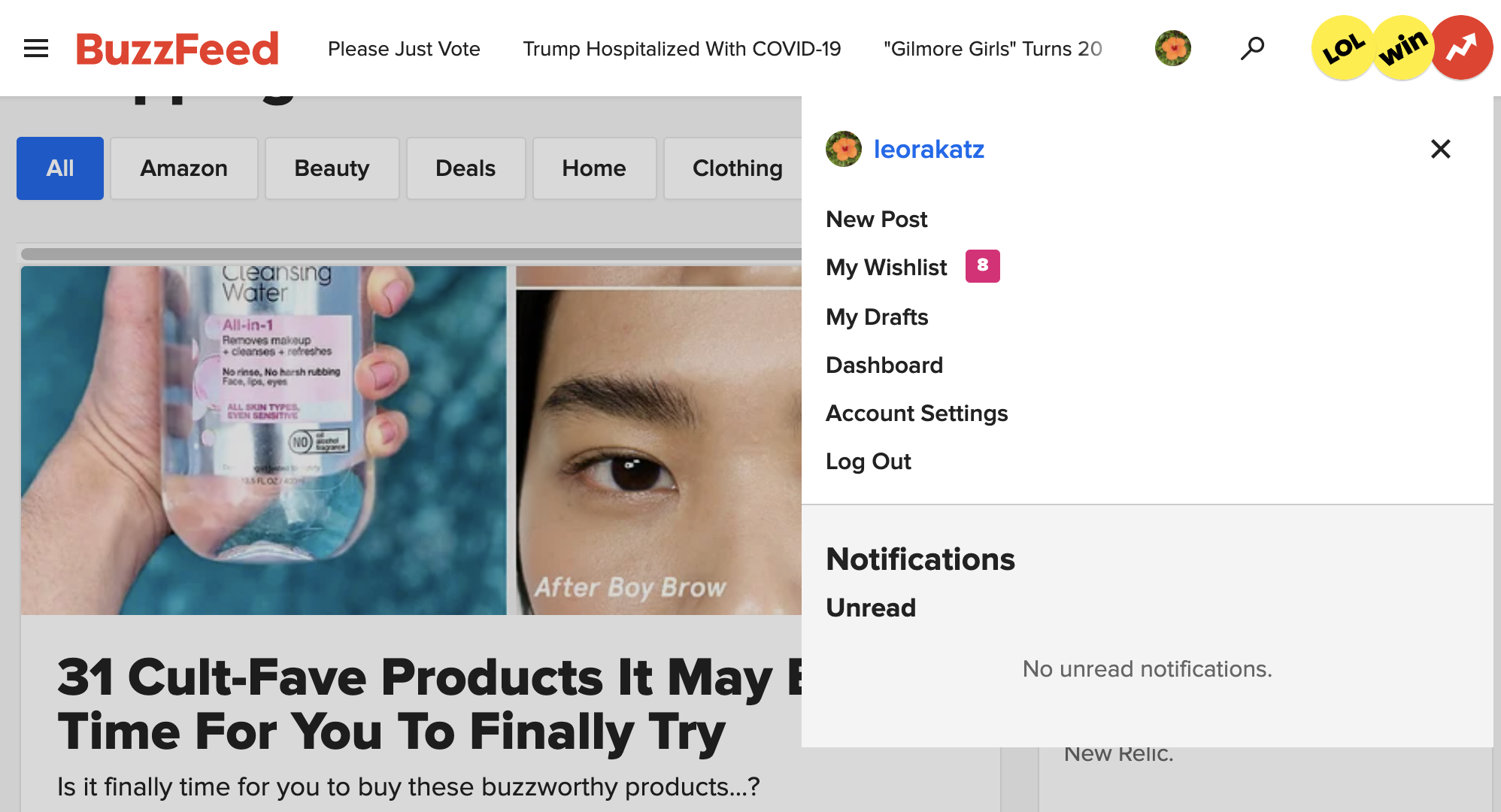 You Can Use BuzzFeed's New Shopping Wishlist To Save All Your Favorite Products