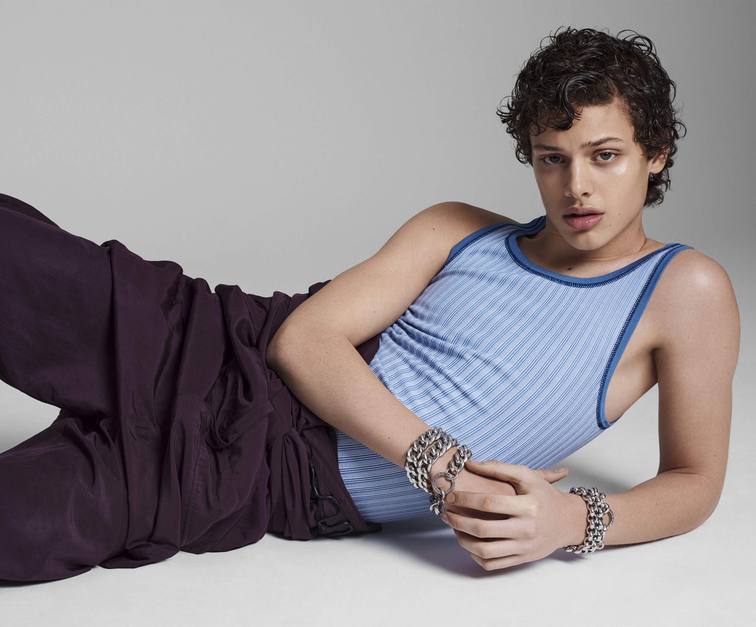 Jade Goody and Jeff Brazier’s son Bobby, 17, gives us all the edgy catwalk vibes as he poses for TINGS magazine
