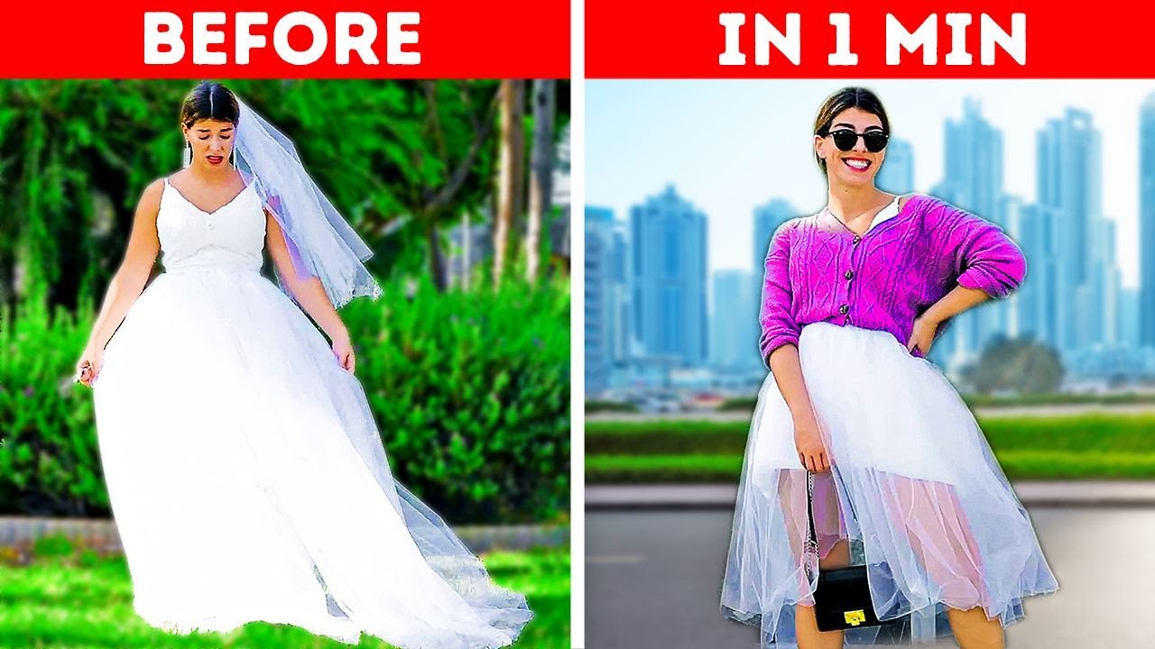 30 FAST DIY CLOTHING AND FASHION IDEAS || Transform Your Outfit In 5 Minutes: Smart Clothes Hacks