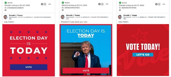 Facebook let trump launch new political ads after ban went into effect