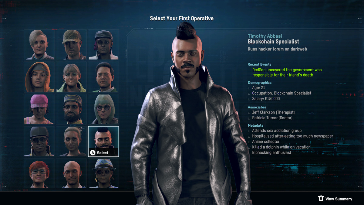 How Watch Dogs: Legion solves the character-creation conundrum