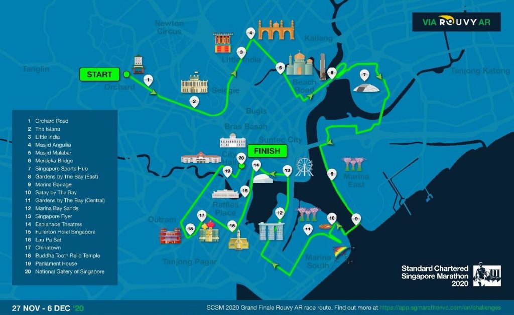Standard Chartered Singapore Marathon 2020 – Grand Finale hybrid race to take place from 27 November to 6 December, REGISTRATION IS FREE!