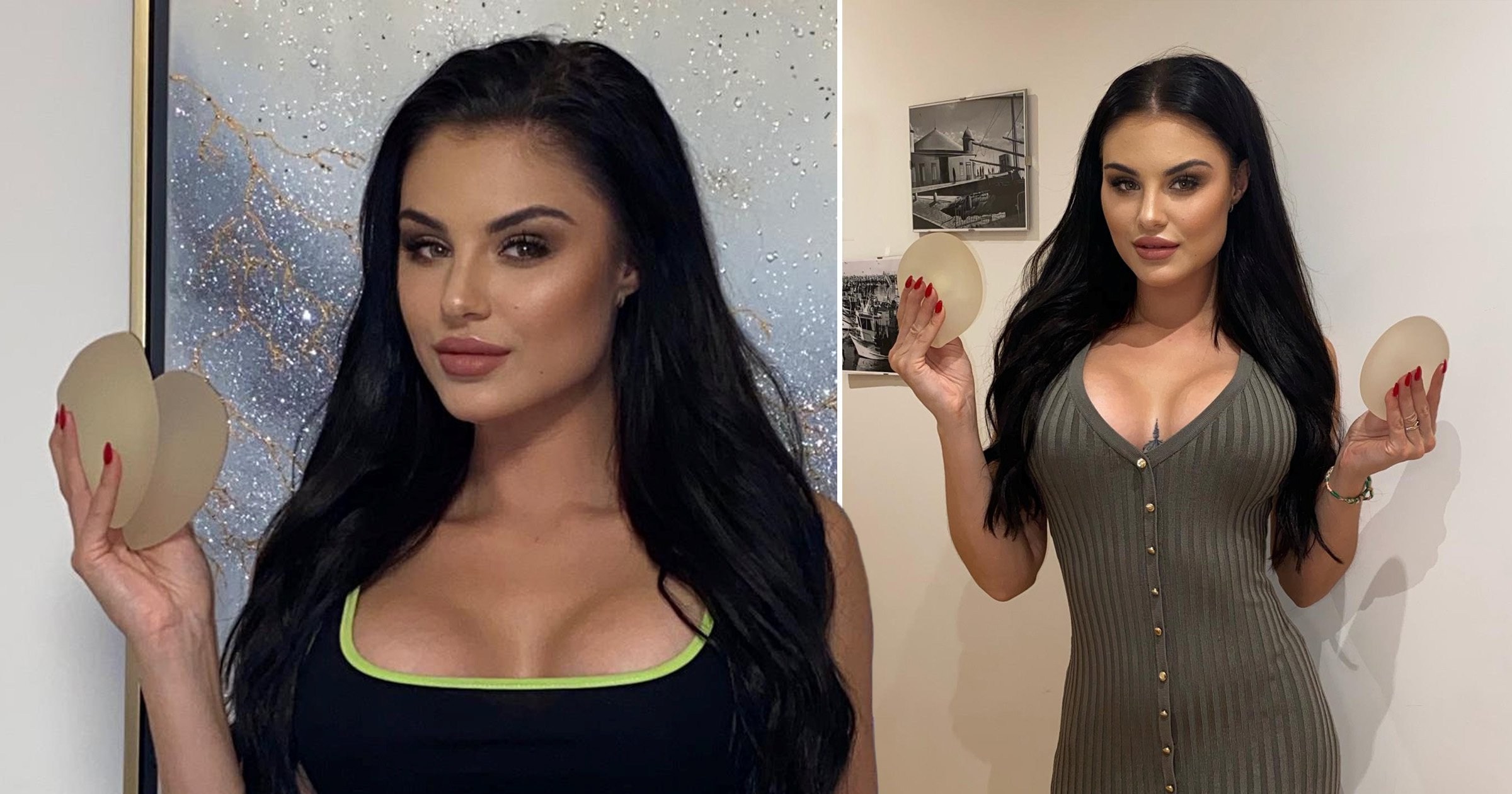 Model who jokingly listed old breast implants as ‘stress balls’ shocked as they sell for £7,600