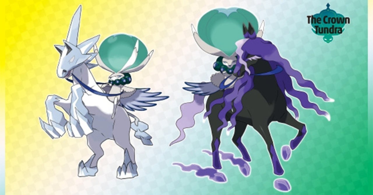 Pokemon Sword and Shield Officially Reveals Glastrier and Spectrier