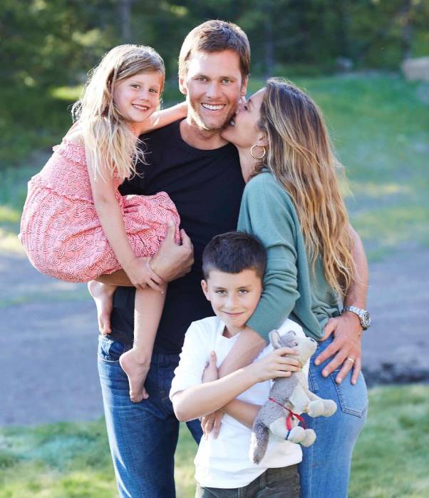 Gisele Bündchen and Tom Brady share comical look at life inside family home with children