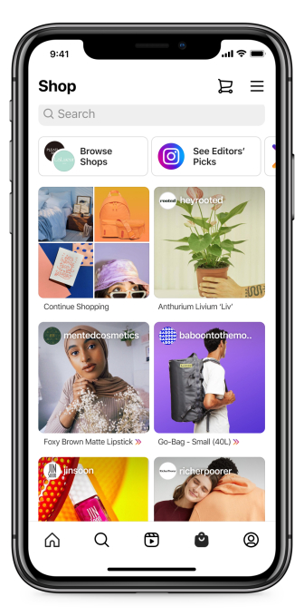 Instagram redesign puts Reels and Shop tabs on the home screen