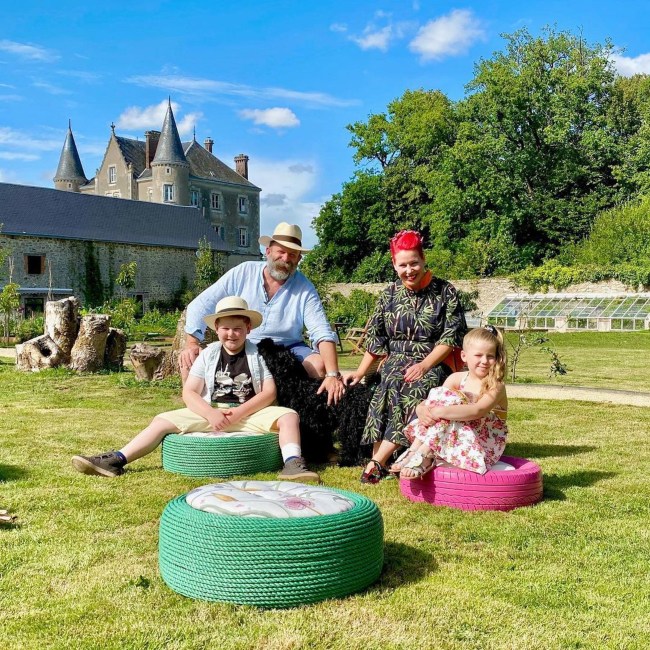 Escape to the Chateau star Dick Strawbridge shares sweet moment with family member 
