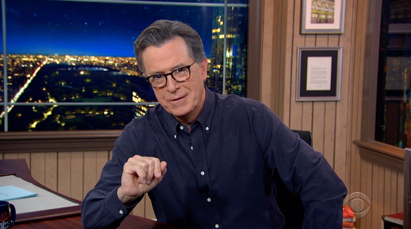 Giuliani Got a Bad Batch of ‘Just for Henchmen’ Hair Dye, Colbert Says