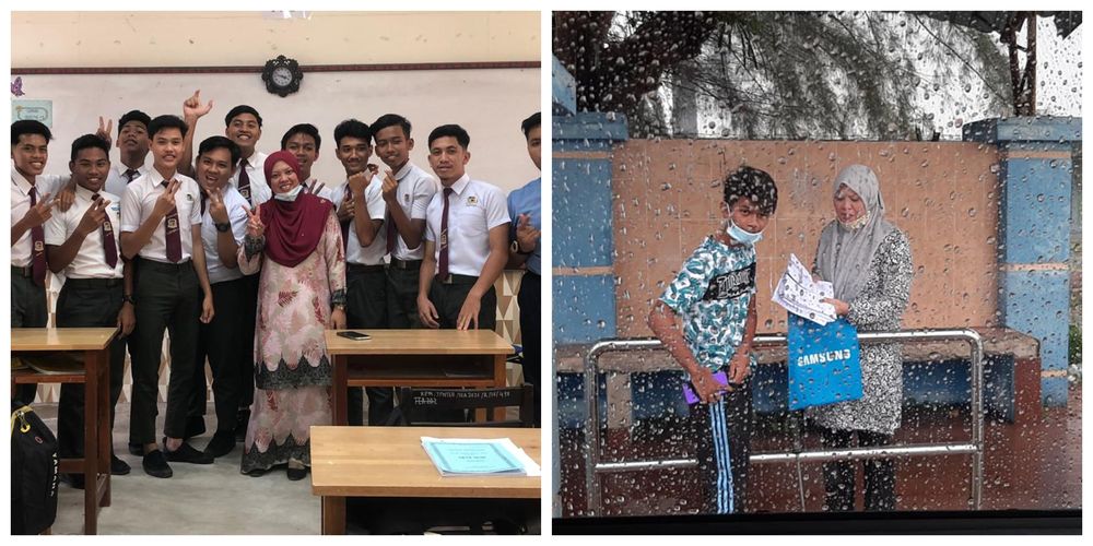 Terengganu teacher goes beyond the extra mile to deliver study modules to her students amidst CMCO