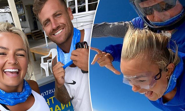 The Bachelorette's Elly Miles and Frazer reunite to go skydiving