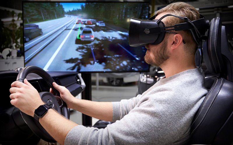 Simulator by Volvo analyses driver behavior in real time