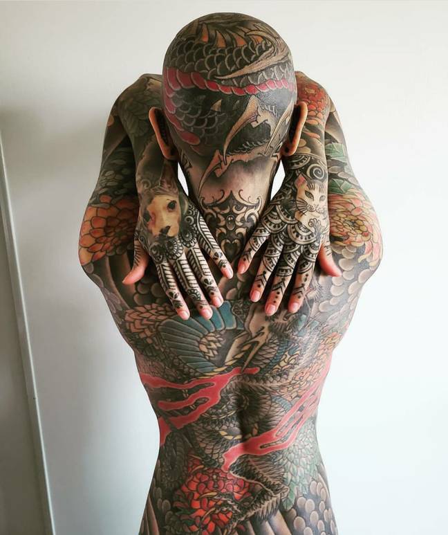 Woman Spends £20k On Head-To-Toe Tattoos Including On Her Genitals