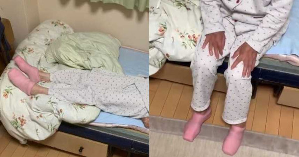 尴尬！阿嬷脚冷借袜穿 原来是孙子情趣玩具