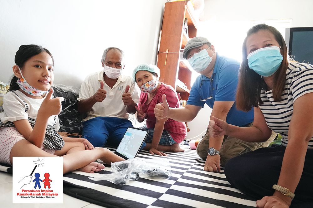 NGO makes two ill Malaysian girls’ wish for laptops come true with surprise visit