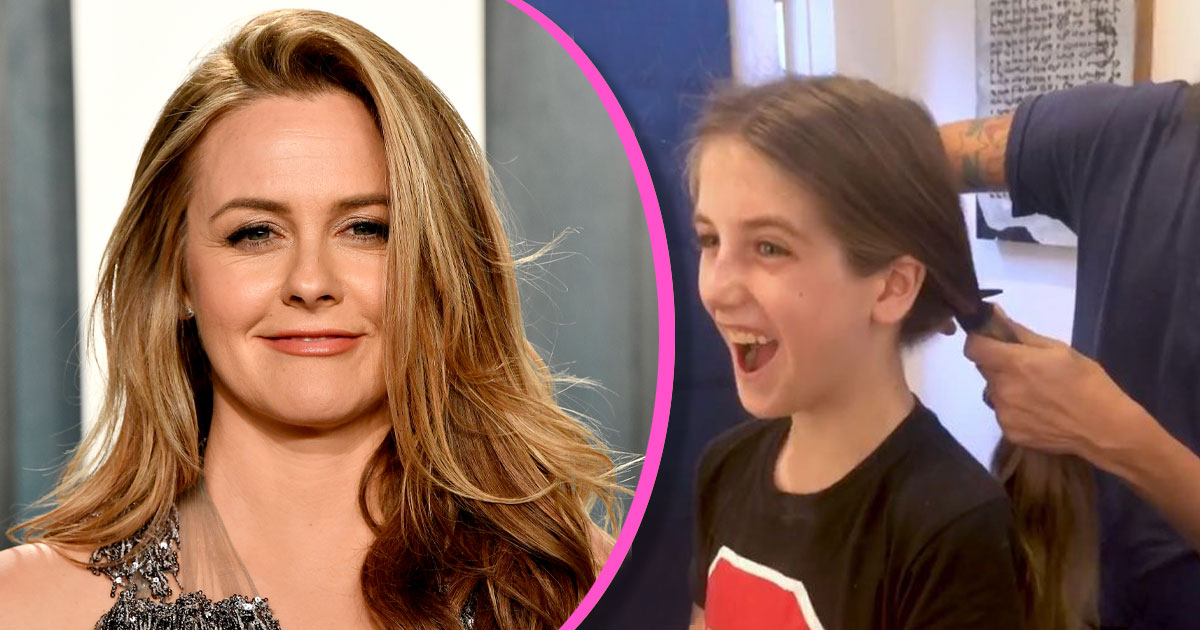 Alicia Silverstone Supports Son Getting His Long Hair Cut Short