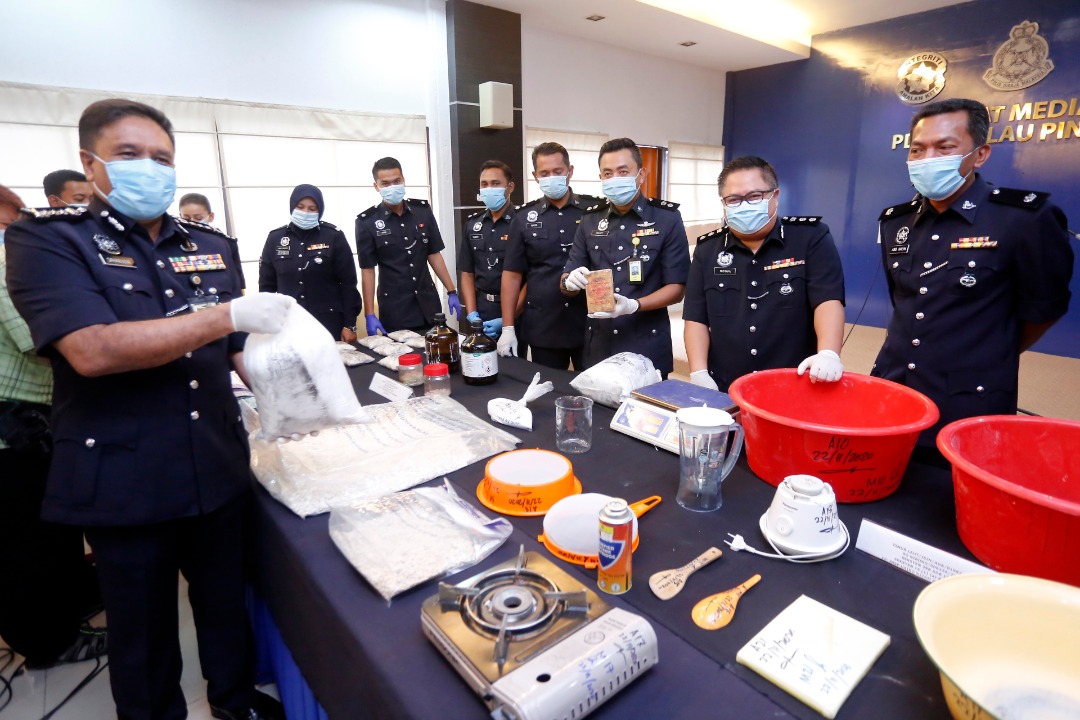 警撒网收成 槟月内破7贩毒集团