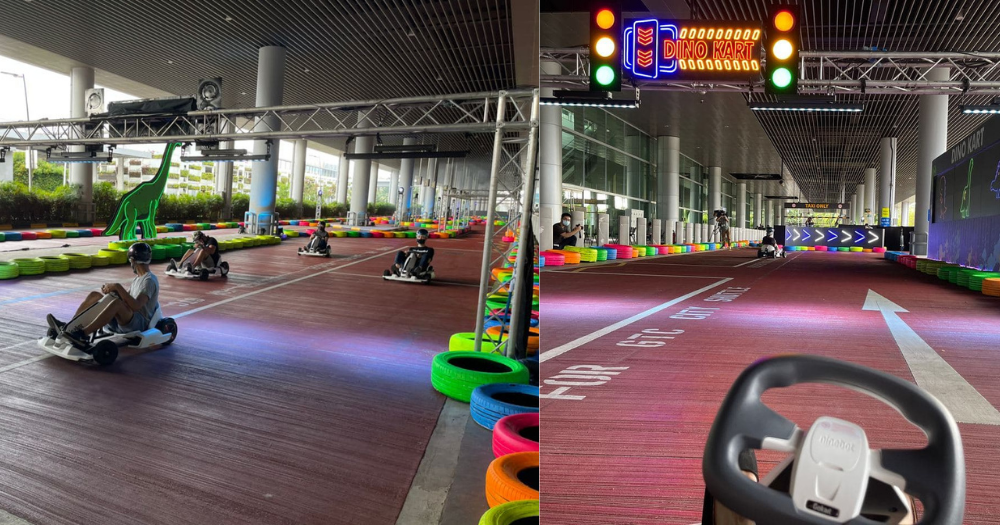 Dinosaur-themed go-kart at Changi Airport from S$12 till Dec. 31, 2020