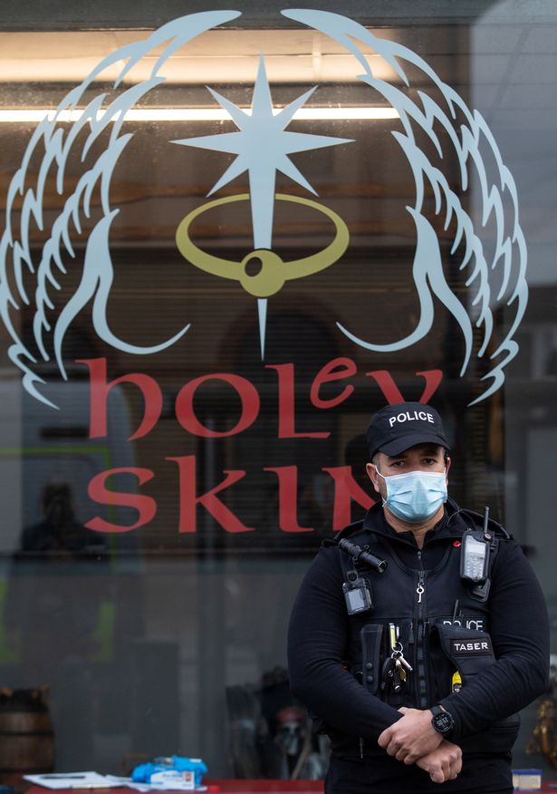 Lockdown-defying tattoo shop raided for second time as owner wrongly cites Magna Carta