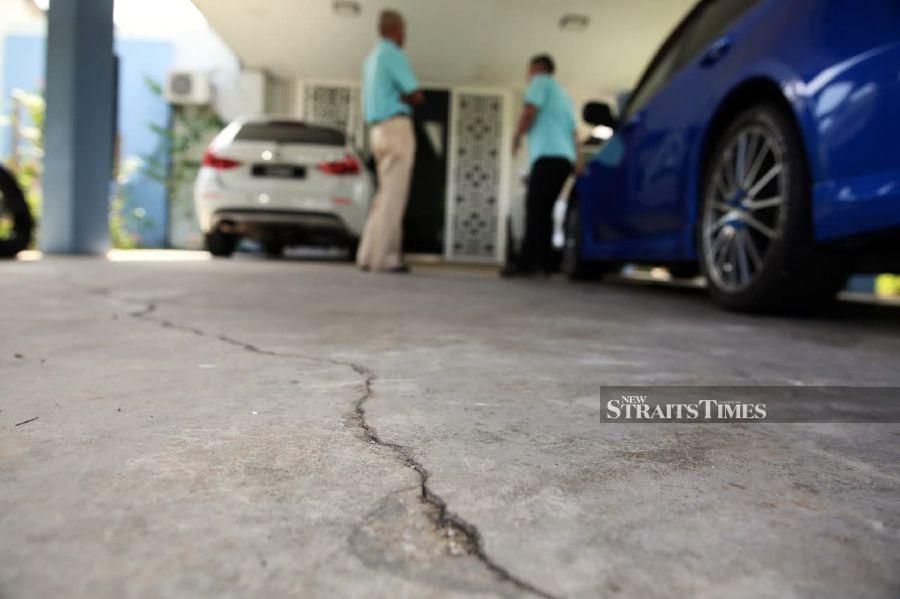 Rock blasting results in cracks, residents urge developer to speed-up repairs