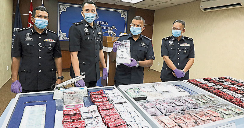 柔警破阿顺贩毒集团 起逾73万毒品逮1跑腿