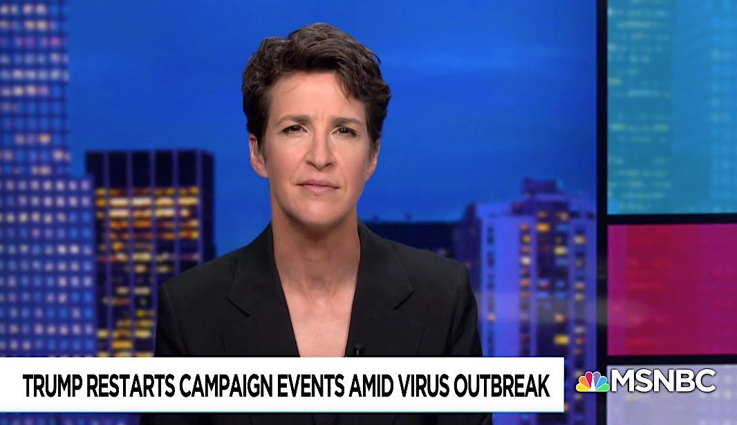 Rachel maddow urges americans to do 1 thing regarding trump as covid-19 surges